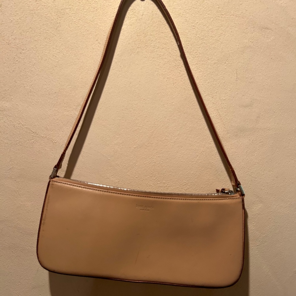 Kate Spade Small Tan Leather Shoulder Bag
